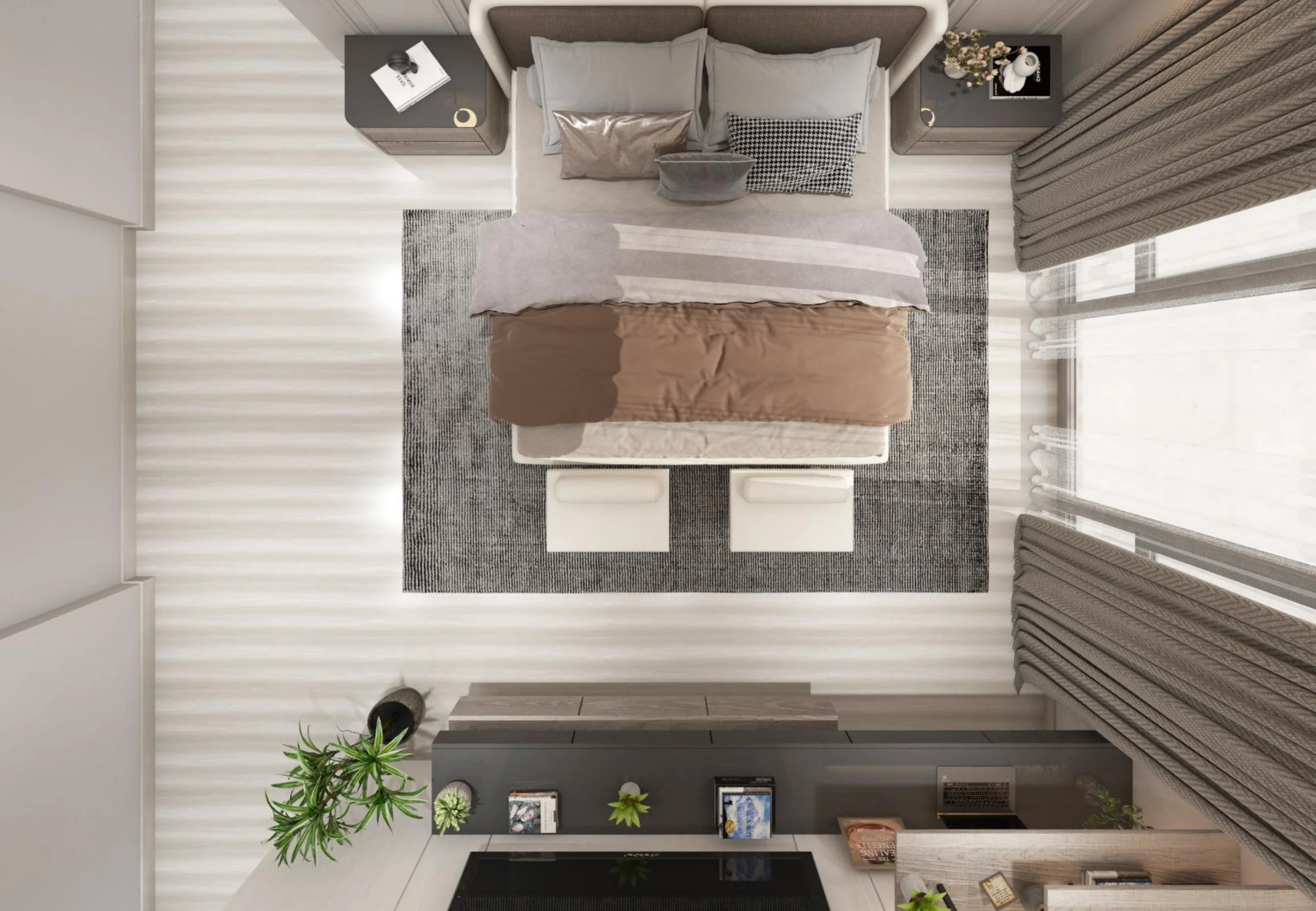 Master Bedroom Layout – Top Down
